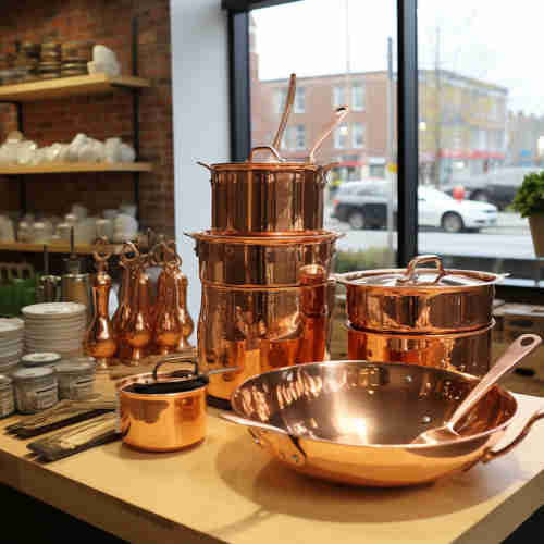 copper cookware set