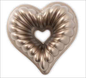 Aliminum heart shape cake pan