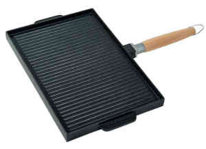 Aluminum grill pan