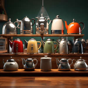 Full range of kettles