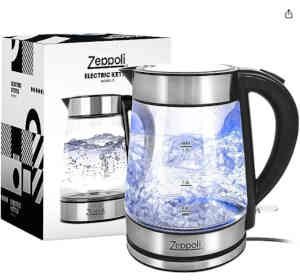 Glass kettle electrical