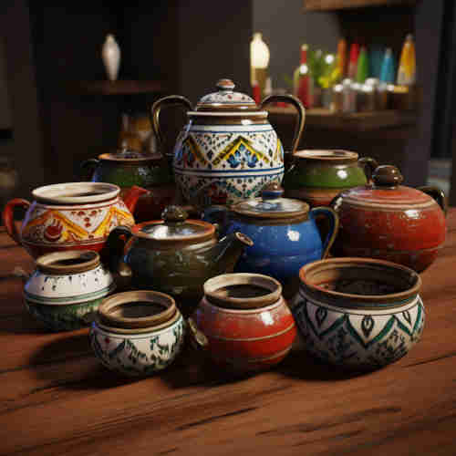 Mexican cooking pots