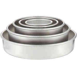 Round cake pan set 2