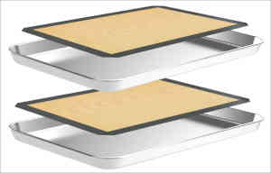 aluminum baking sheet silicon mat