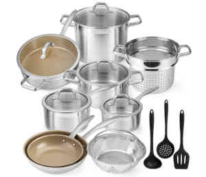 aluminum non stick cookware set