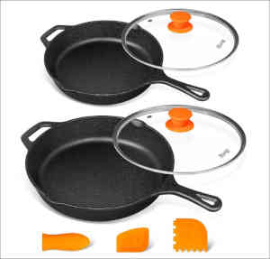 baking skillets with lids