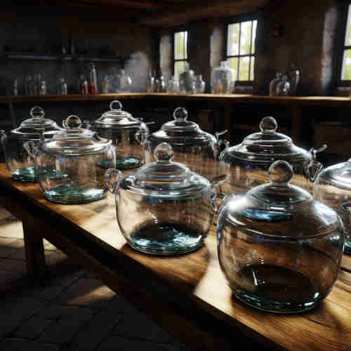 clear cooking pots