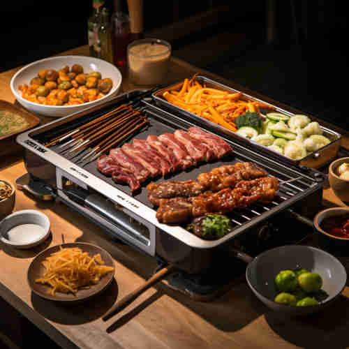 electrical_Korean_barbecue_grill_pans