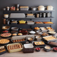 A range of bakeware 200