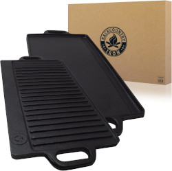 Cast iron grill and griddle
