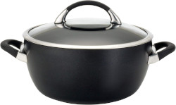 Hard anodized non stick casserole
